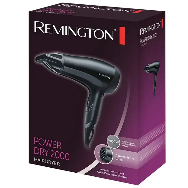 Remington D3010 Power Dry Lightweight 2000 W Hair Dryer  – View 5
